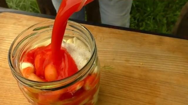 Маринованный чеснок, получается очень вкусно