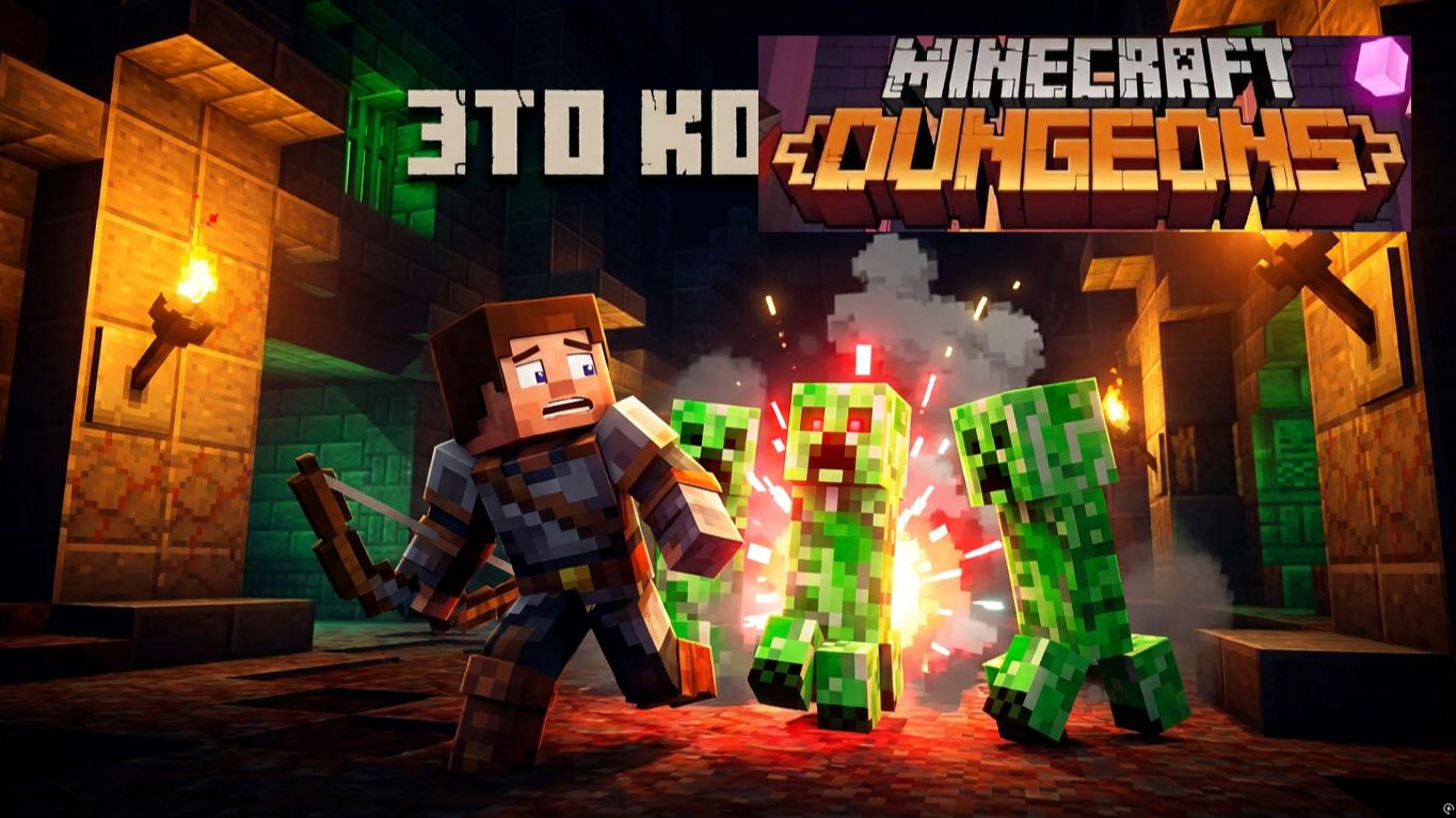 Minecraft Dungeons / Тёмные джунгли!