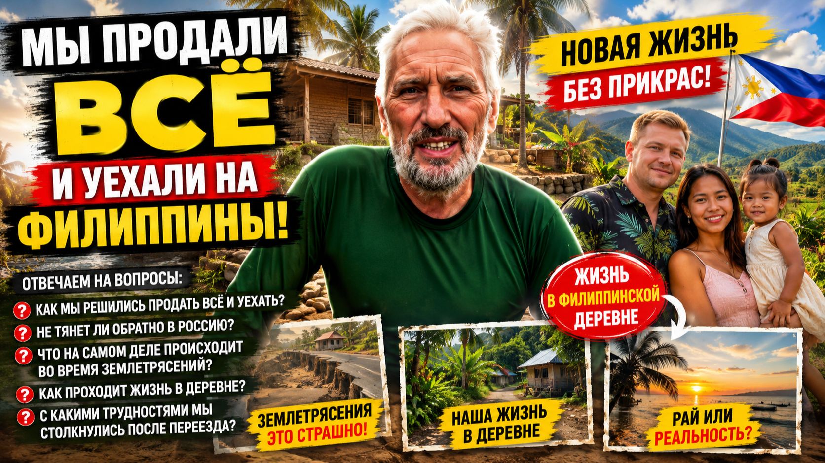 Не тянет ли обратно в Россию? Жизнь с филиппинской семьёй без прикрас 🇵🇭🔥 смотреть онлайн