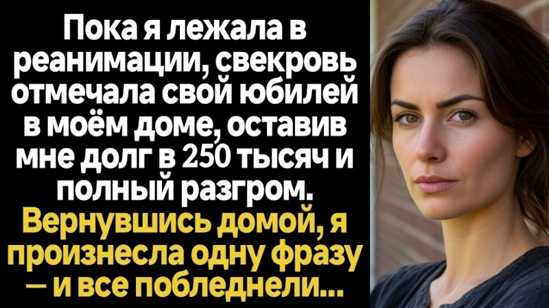 Истории из жизни/Свекровь отмечала свой юбилей в моём доме/Аудиорассказы/Жизненные истории/Рассказ смотреть онлайн
