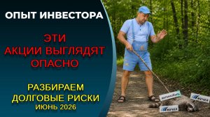 Топ компаний с самым опасным уровнем долга, июнь 2026