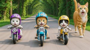 Мама-кошка подстригает шерсть на ферме и делает тигровую шапку для котят дома🐾🎩🐯