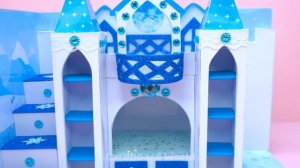 Постройте замороженный картонный замок 🏰❄️ для принцессы хомяков #Миниатюра своими руками