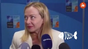 Премьер-министр Италии Джорджи Мелони отвечает на вопросы на саммите НАТО