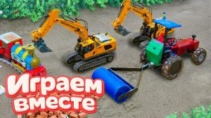 МУЛЬТИКИ ПРО СУПЕРГЕРОЕВ И ИГРУШКИ ДЛЯ ДЕТЕЙ! ИГРАЕМ НА ВЕСЕЛОЙ ФЕРМЕ С ХАЛКОМ №12