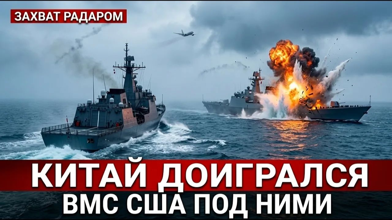 Китайский корабль совершил роковую ошибку у Филиппин и ответ США был мгновенным смотреть онлайн