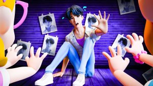 ФАН-КЛУБ ДЖИНУ СЛАВА ИЛИ КОШМАР! K-Pop Охотницы на Демонов Huntrix анимация