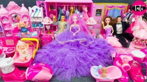 Играем в игрушки из мультика принцесса кукла Барби. Мультфильм для детей. ASMR АСМР