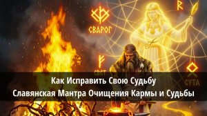 💫 Как Исправить Свою Судьбу - Славянская Мантра Очищения Кармы и Судьбы