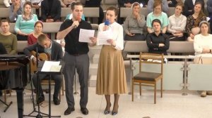 Хрустальные капли роняя _ Христианское пение _ г.Барнаул