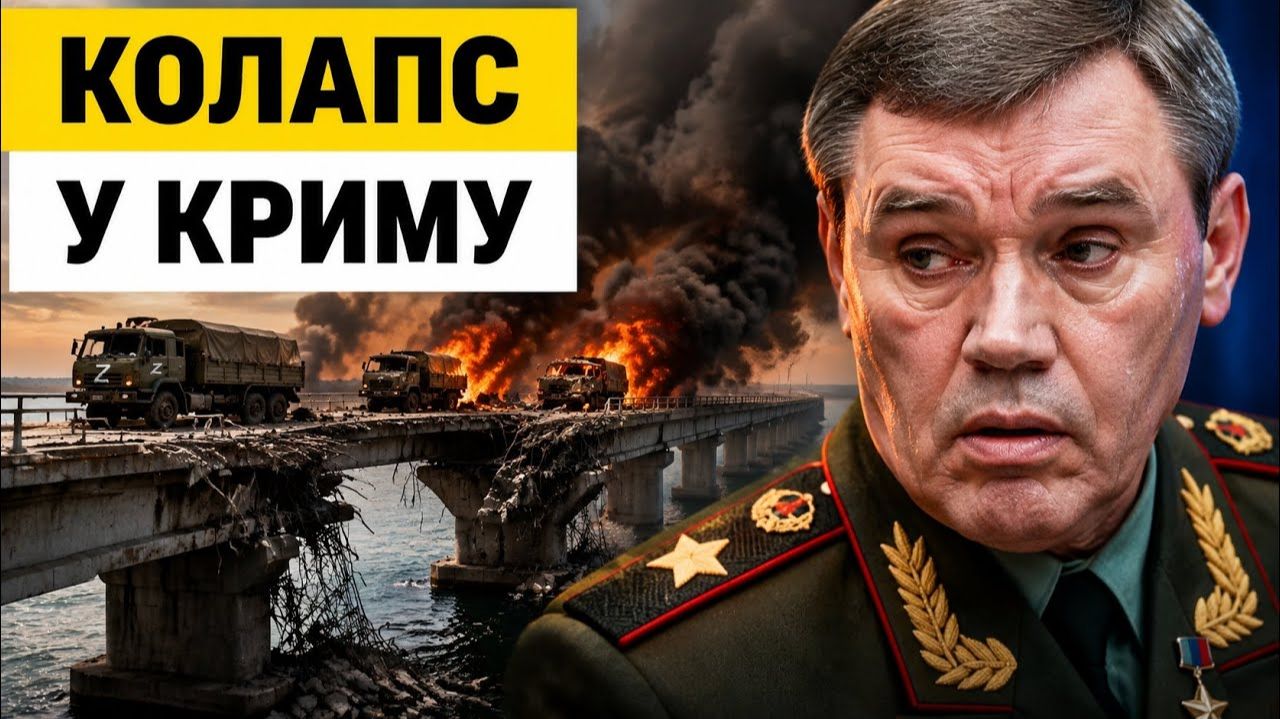 Колапс у Криму удар по Чонгару зупинив 71% постачань РФ смотреть онлайн