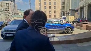 Прибытие послов Франции, Великобритании и ФРГ в МИД РФ