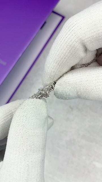 Крест с бриллиантами на цепи арт: К11372