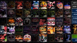 играем в fnaf ultimate custom night (fnaf 7)