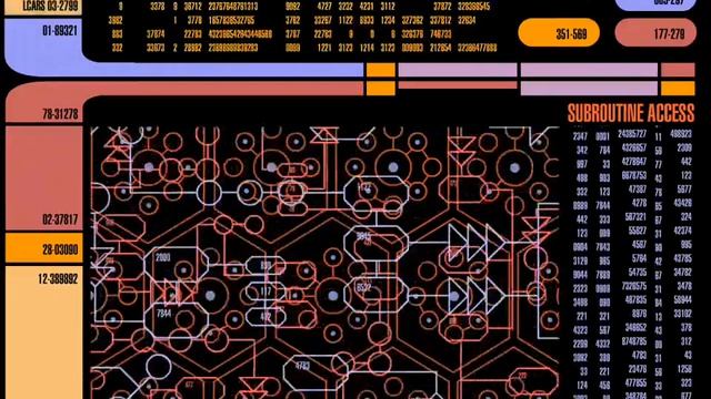 Star Trek |Animated LCARS EMH Interface System | with Sound Effects смотреть онлайн