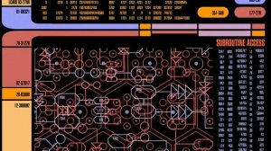Star Trek |Animated LCARS EMH Interface System | with Sound Effects