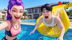 РУМИ Построила АКВАПАРК В Своем Доме？!😱 KPop Demon Hunters Animation