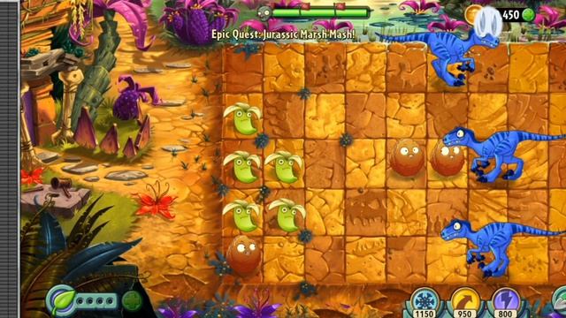 Юрское болото и ультомат! Растения против зомби. Plants Vs Zombies.