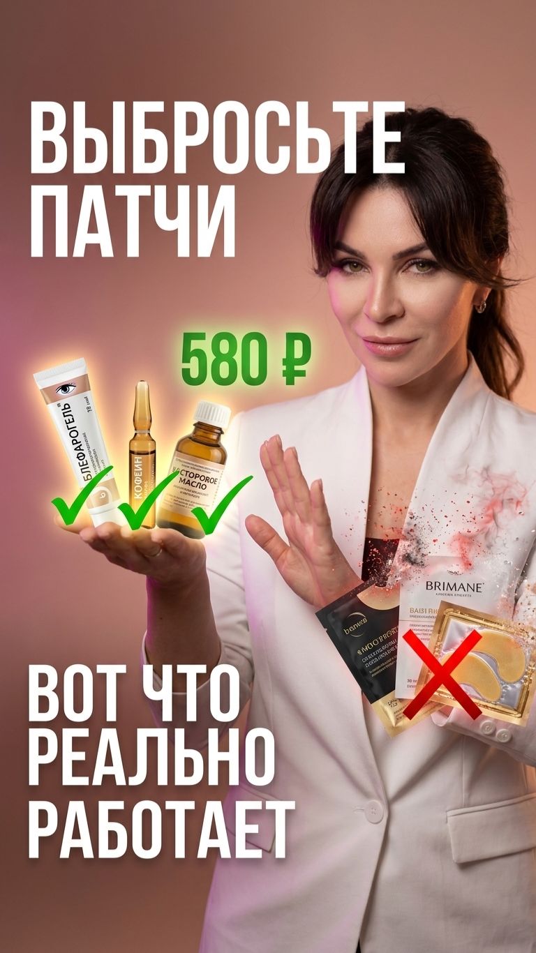 3 аптечных средства от морщин вокруг глаза 👁️