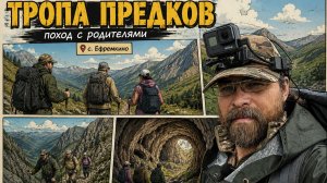 По древней ТРОПЕ ПРЕДКОВ к пещере «Трехглазка» с родителями