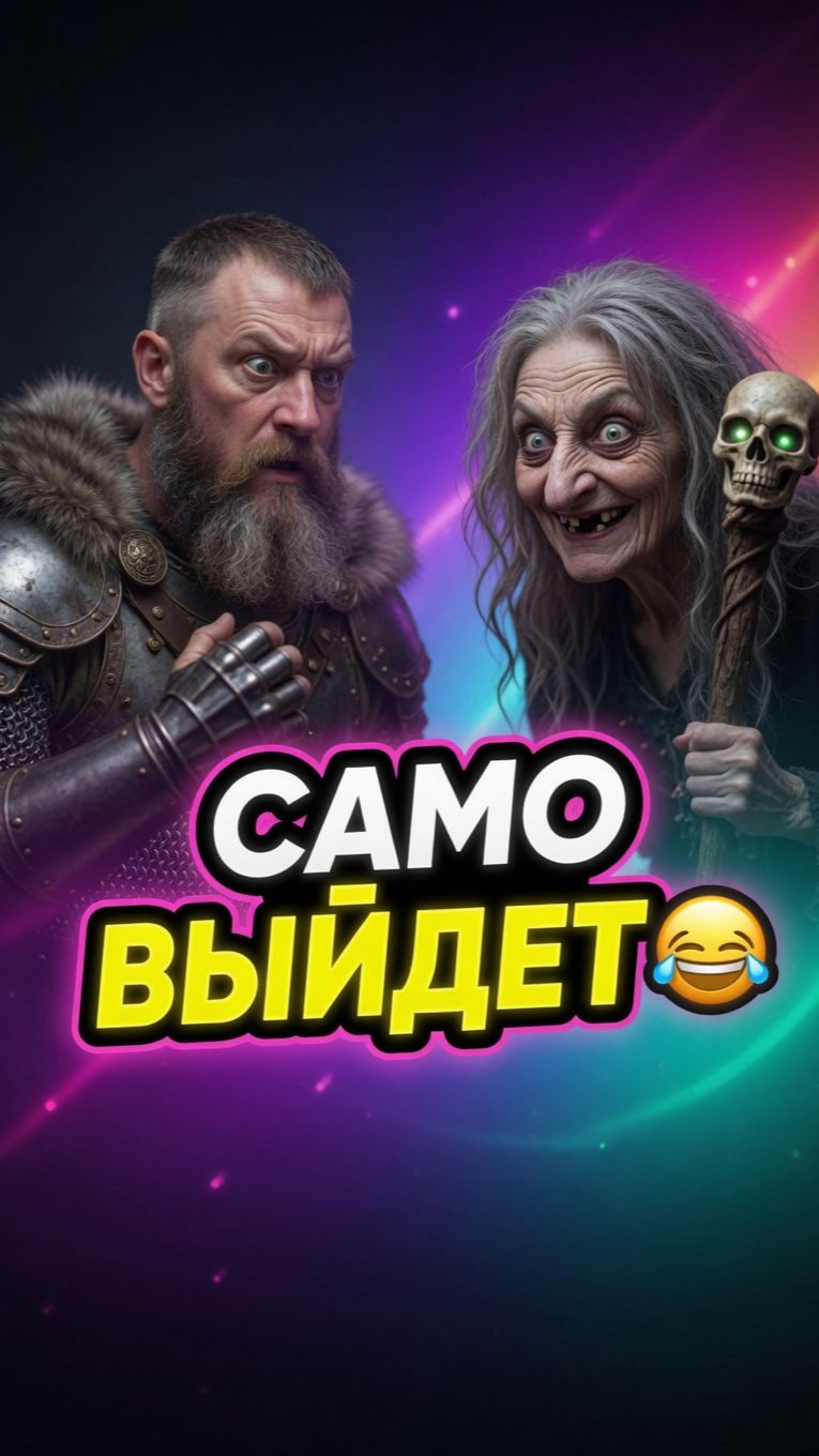 Илья Муромец пришёл к Бабе Яге за советом 😂