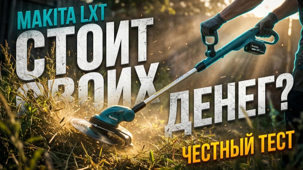 Триммер аккумуляторный для травы Макита: Полный обзор и тест Makita DUR181Z LXT