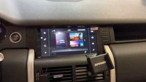 Дооснащение Land Rover Discovery Sport дорест. Новый экран мультимедиа, замена акустики, шумоизоляци