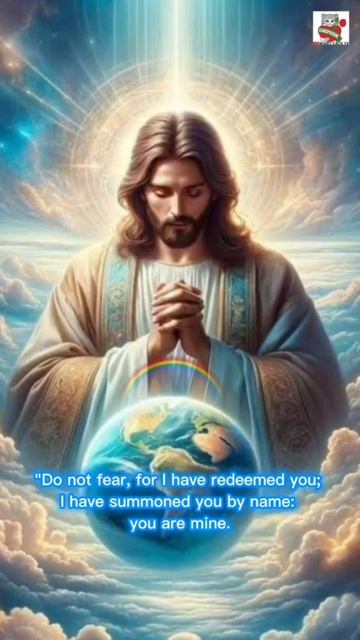 Не бойся ибо Я с тобою 😇🌈💓🙏🐈⬛ So Do Not Fear, For I Am With You