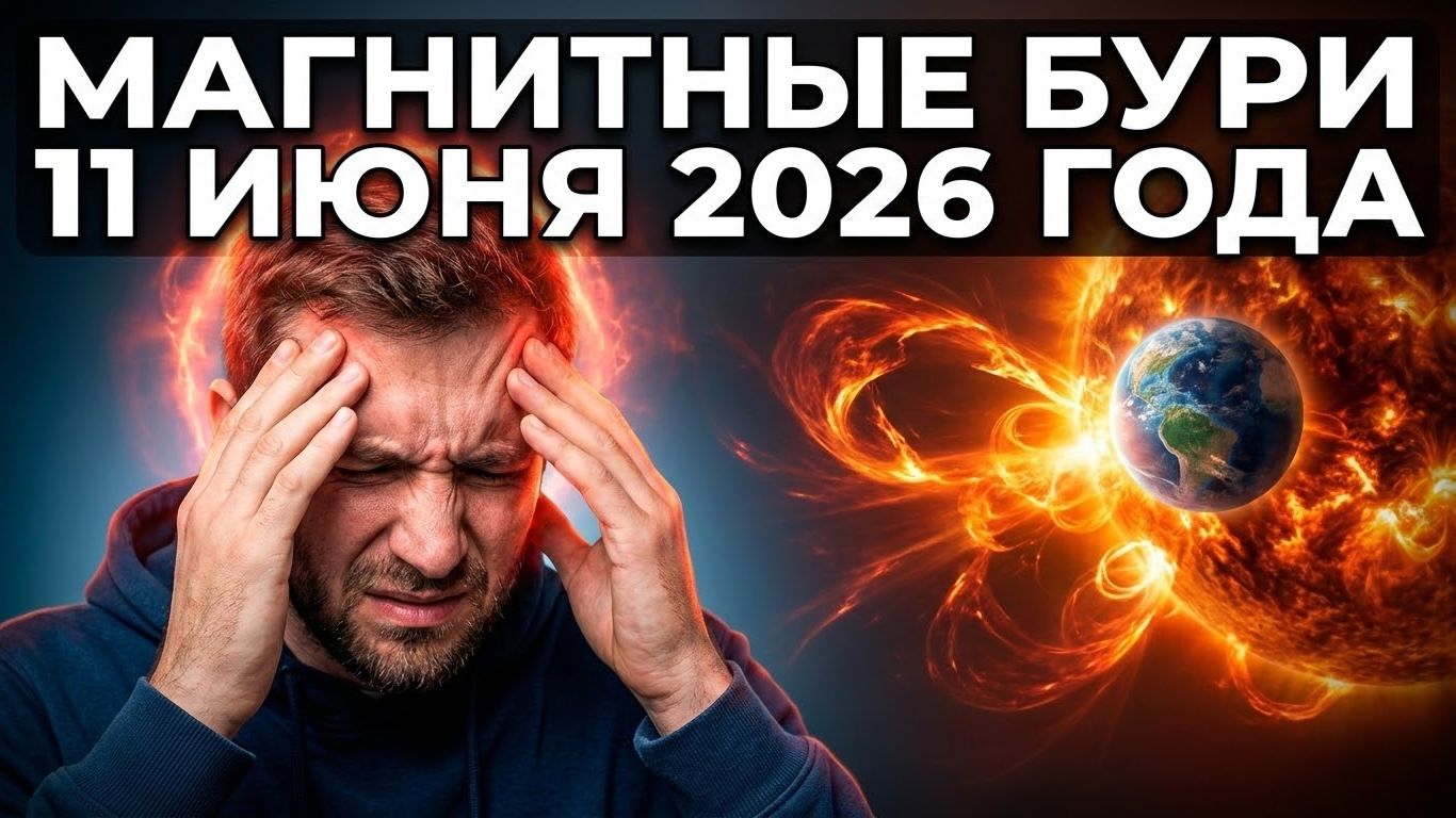 Магнитные бури 11 Июня 2026 года: Скрытая угроза для вашего организма