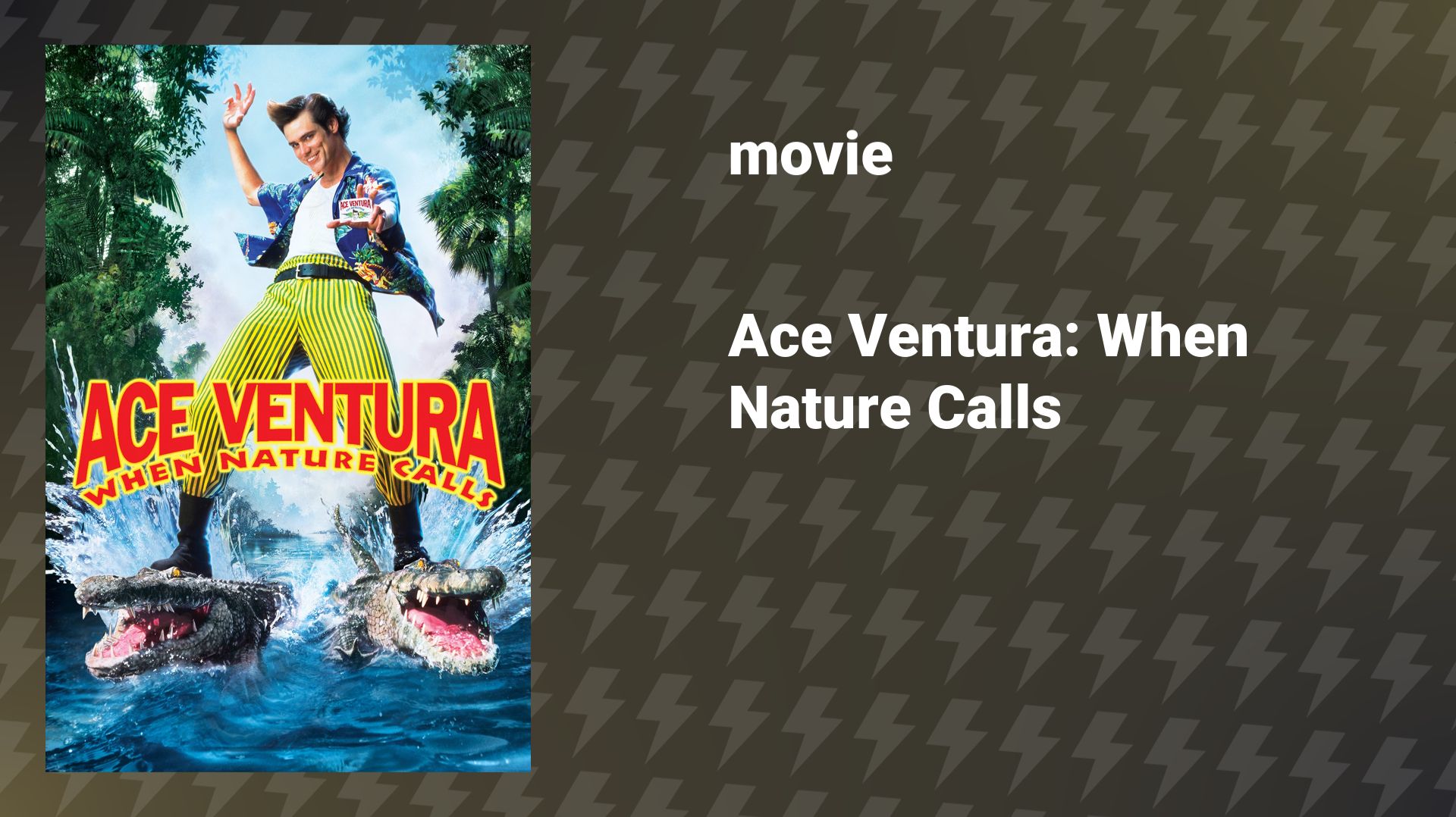 Ace Ventura: When Nature Calls (movie, 1995) смотреть онлайн