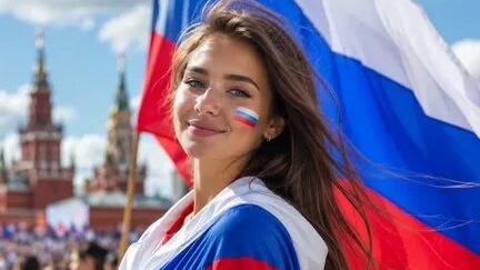 Ура! День России! Роскошная музыкальная открытка.