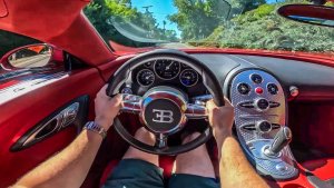 Bugatti Veyron [8.0 л., W16, 1001 л.с.] POV TEST DRIVE