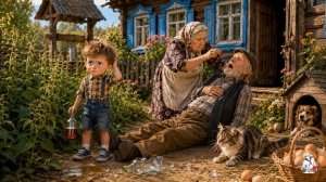 К бабушке в деревню. ч.1 — весёлая деревенская история