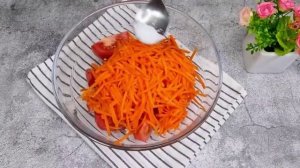 Готовлю салат из помидор по-корейски. Обзор приготовления.