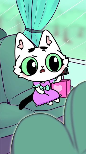 Милка не очень ответственная 😱 animation #art #cartoon #carton #anime #cat смотреть онлайн