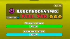Electrodynamix full version Geometry Dash
