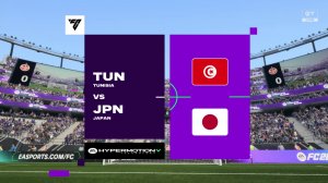 Тунис - Япония Чемпионат Мира 2026 игра FC26