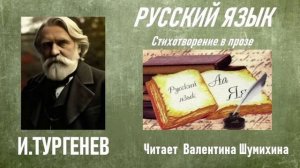 И.Тургенев «Русский язык». Читает Валентина Шумихина.