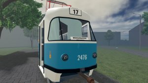 Roblox Поездка Старой трамвае Tarta T3 2476 По 17 маршруту