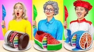 Кулинарный Челлендж# Я против Бабушки # Потрясающие Кухонные Хитрости
