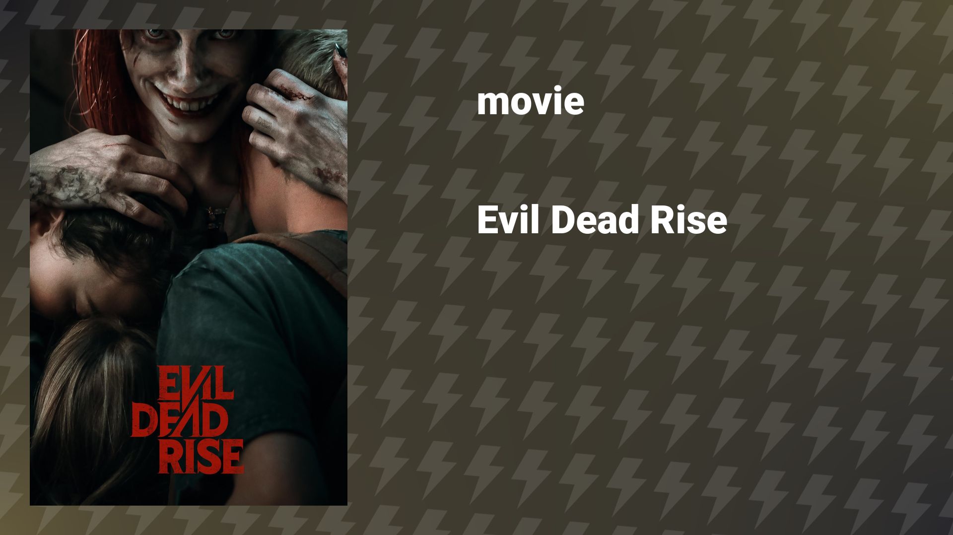Evil Dead Rise (movie, 2023) смотреть онлайн