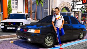 ОПЕРСКАЯ ЕЗДА В GTA 5 - ШАШКИ В ПОТОКЕ НА ОПЕРСКОЙ ДЕСЯТКЕ! ВАЗ 2110 С БАКИНСКИМ ПЕРЕДКОМ! 🌊ВОТЕР
