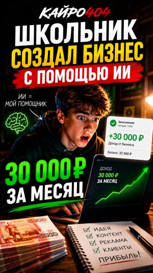 💰ШКОЛЬНИК СОЗДАЛ БИЗНЕС ЗА ВЕЧЕР с ИИ #3