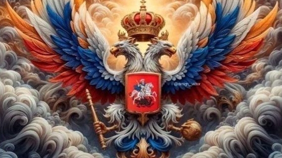 Символы России-флаг,гимн,герб. С днём России.Красивая музыкальная открытка.