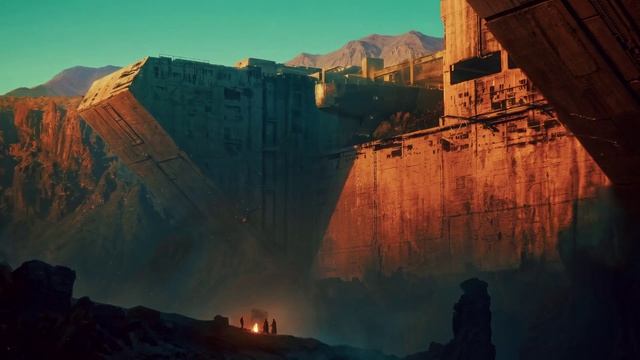 ARC Frontier ｜ Cyberpunk Brutalism ｜ Dark Sci-Fi Ambient & Day-Night Cycle