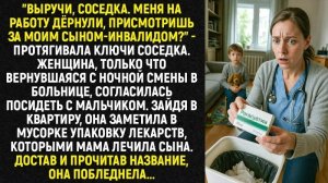 История из жизни/Выручки, соседка, меня на работу дернули/Аудиорассказы/Жизненные истории/Рассказы