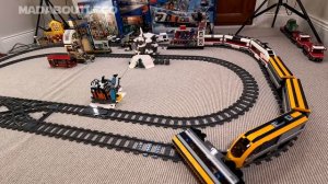 LEGO поезда! Поезд вокзал и вагон Видео детям