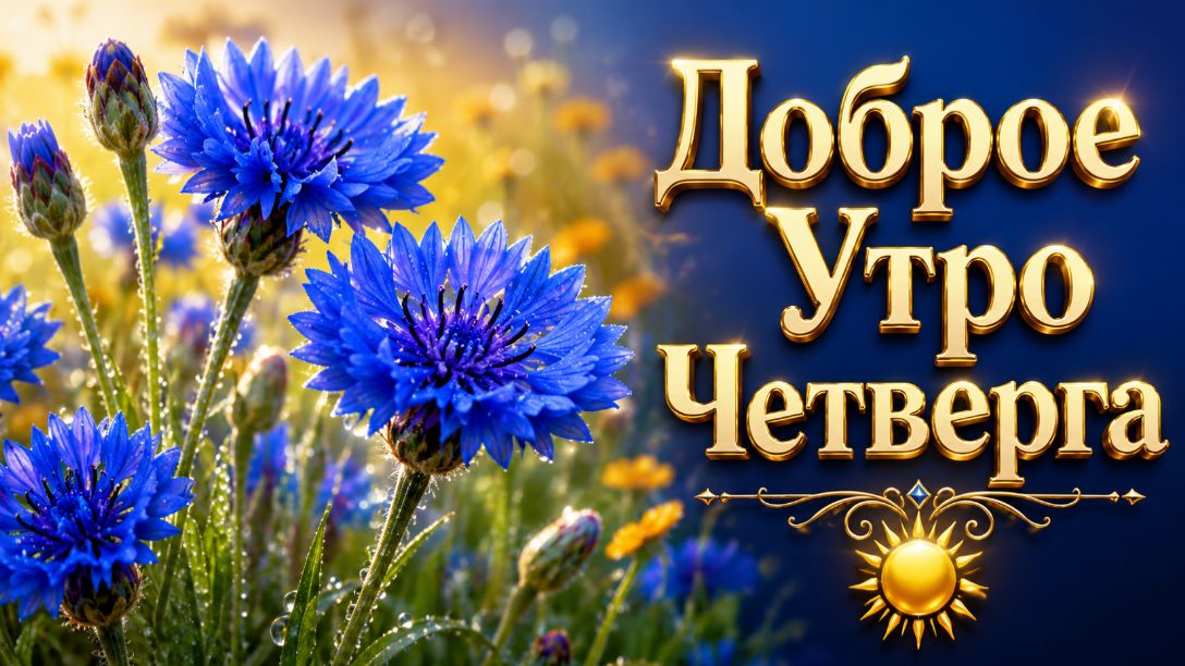 Доброе Утро Четверга ☀️ Музыкальная Открытка и Пожелания Хорошего Дня смотреть онлайн