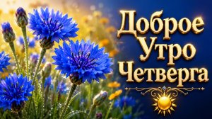 Доброе Утро Четверга ☀️ Музыкальная Открытка и Пожелания Хорошего Дня