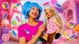 Запутанные волосы? Не беда! Спасаем куклу и создаём ей модный стиль 💇♀️✨ | Для детей